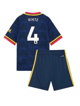 Arsenal Ben White #4 Replika Borta Kläder Barn 2026-27 Kortärmad (+ byxor)